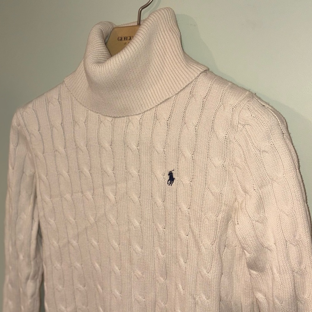 Polo Ralph Lauren Cable Knit Turtleneck Sweater - Picture 2 of 7